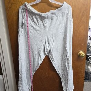 Cacique Light Gray Lounge Pajama Bottoms